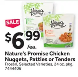 Stop&Shop Nature's Promise Chicken Nuggets, Patties or Tenders offer