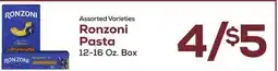 DeCicco & Sons Ronzoni Pasta offer