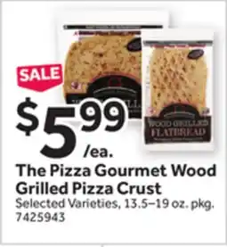 Stop&Shop The Pizza Gourmet Wood Grilled Pizza Crust offer