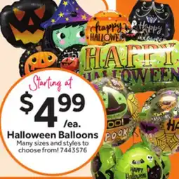 Stop&Shop Halloween Balloons offer
