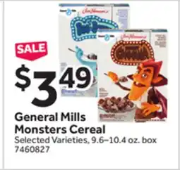 Stop&Shop General Mills Monsters Cereal offer