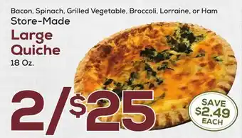 DeCicco & Sons Large Quiche offer
