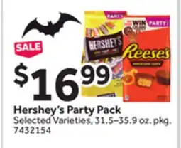 Stop&Shop Hershey's Party Pack offer