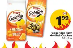 Weis Markets Pepperidge Farm Goldfish Crackers offer