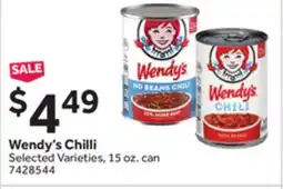 Stop&Shop Wendy's Chilli offer