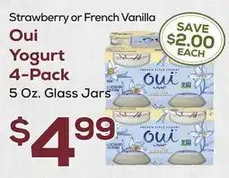 DeCicco & Sons Oui Yogurt 4-Pack offer