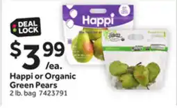 Stop&Shop Happi or Organic Green Pears offer