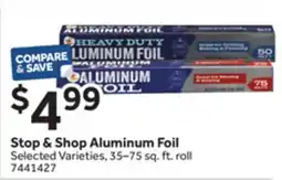 Stop&Shop Stop & Shop Aluminum Foil offer