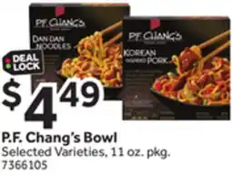 Stop&Shop P. F. Chang's Bowl offer