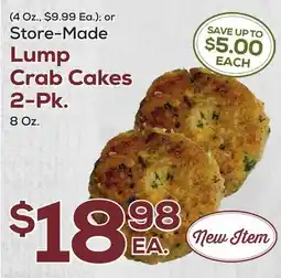 DeCicco & Sons Lump Crab Cakes 2-Pk offer