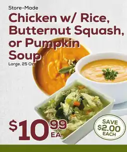 DeCicco & Sons Chicken w/ Rice, Butternut Squash, or Pumpkin Soup offer