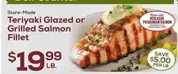 DeCicco & Sons Teriyaki Glazed or Grilled Salmon Fillet offer