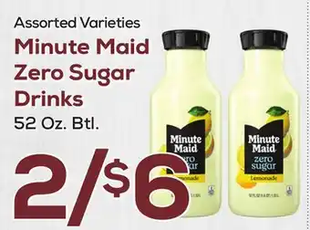 DeCicco & Sons Minute Maid Zero Sugar Drinks offer