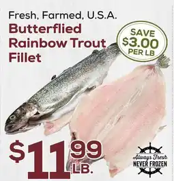 DeCicco & Sons Butterflied Rainbow Trout Fillet offer