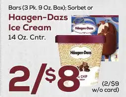 DeCicco & Sons Haagen-Dazs Ice Cream 14 Oz. Cntr offer
