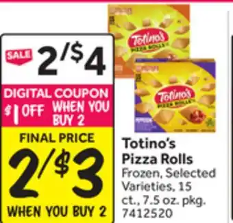 Stop&Shop Totino's Pizza Rolls offer