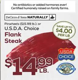 DeCicco & Sons Flank Steak offer