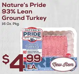 DeCicco & Sons Nature's Pride 93% Lean Ground Turkey offer