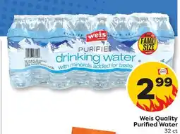 Weis Markets Weis Quality Purified Water offer