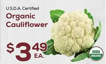 DeCicco & Sons Organic Cauliflower offer