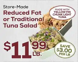 DeCicco & Sons Reduced Fat or Traditional Tuna Salad offer