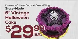 DeCicco & Sons 6 Vintage Halloween Cake offer