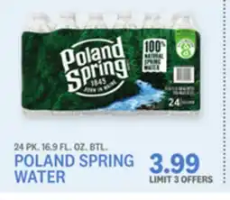 Kings Food Markets POLAND SPRING WATER offer