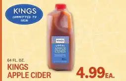 Kings Food Markets KINGS APPLE CIDER offer