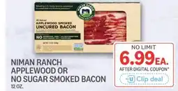 Kings Food Markets NIMAN RANCH APPLEWOOD OR NO SUGAR SMOKED BACON offer