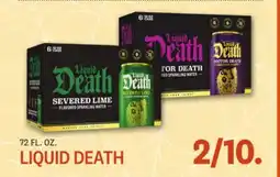 Kings Food Markets LIQUID DEATH offer