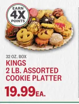 Kings Food Markets KINGS 2 LB. ASSORTED COOKIE PLATTER offer