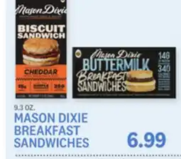 Kings Food Markets MASON DIXIE BREAKFAST SANDWICHES offer
