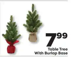 Weis Markets Table Tree With Burlap Base offer