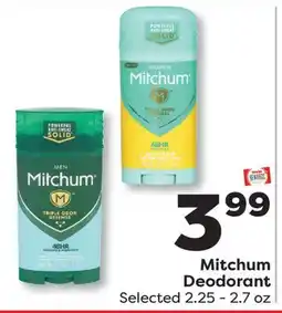 Weis Markets Mitchum Deodorant offer