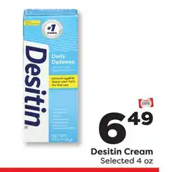 Weis Markets Desitin Cream offer