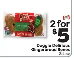 Weis Markets Doggie Delirious Gingerbread Bones offer