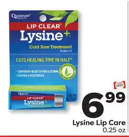 Weis Markets Lysine Lip Care offer