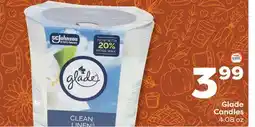 Weis Markets Glade Candles offer