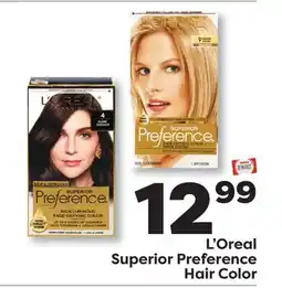 Weis Markets L'Oreal Superior Preference Hair Color offer