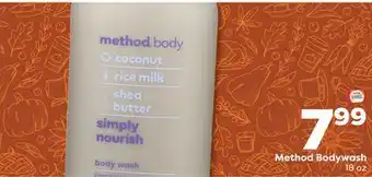 Weis Markets Method Bodywash offer