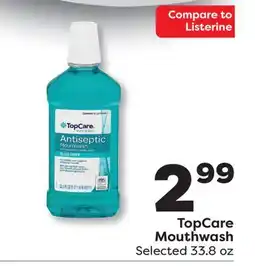 Weis Markets TopCare Mouthwash offer