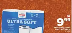 Weis Markets Weis Simply Great Ultra Soft Mega offer