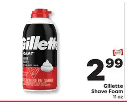 Weis Markets Gillette Shave Foam offer