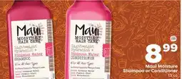 Weis Markets Maui Moisture Shampoo or Conditioner offer