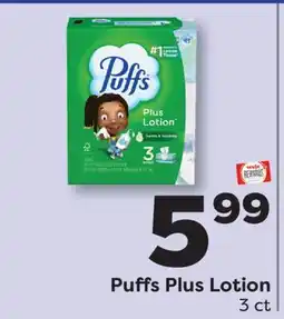 Weis Markets Puffs Plus Lotion offer