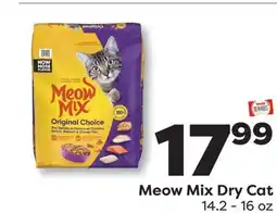 Weis Markets Meow Mix Dry Cat offer
