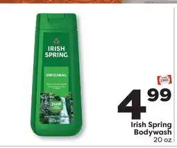 Weis Markets Irish Spring Bodywash offer
