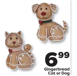 Weis Markets Gingerbread Cat or Dog offer