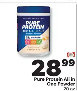 Weis Markets Pure Protein All in One Powder offer