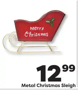 Weis Markets Metal Christmas Sleigh offer